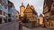 Evening hyperlapse of Rothenburg ob der Tauber at Christmas