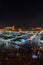 Evening at Jamaa El Fna food market aquare in MArrakesh,Morocco