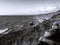 Evening light Cardigan Bay from Cae Du Tywyn Wales