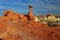 Evening Light on Southwest Desert Landscape at the Toadstools Rock Formations, Escalante National Monument, Utah, USA