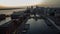 Evening Liverpool , Drone aerial photo. Albert Dock