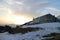 Evening on M. R. Å tefanik hut in Low Tatras