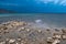 Evening Mediterranean coast on long exposure