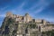 Evening near Aragonese Castle , island Ischia , Italy