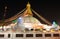 Evening night view Boudha Bodhnath stupa in Kathmandu