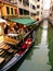 An Evening Out at Restaurant on Venice Canal, Italy