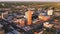 Evening Over Lubbock, Texas, Amazing Landscape, Aerial View, Downtown