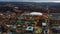 Evening Over Syracuse, Aerial View, Downtown, New York State