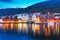 Evening panorama of Bergen, Norway