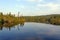 Evening Panorama in the North Woods