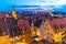 Evening panorama of Nuremberg, Germany