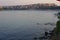 Evening panorama of Sozopol Beach