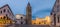 Evening panorama of Titov Trg square in Koper, Sloven