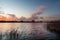 Evening peace by the lake, Stankow, eastern Poland