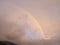 Evening rainbow nainital uttarakhand india