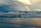 Evening Rainbow over Atlantic Beach in North Carolina