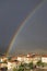 Evening rainbow over Mustafapasha