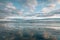 Evening reflections on the beach in Coronado, near San Diego, California