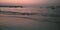 Evening sea shore sunset view