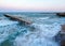 Evening sea storm (Black Sea, Bulgaria).