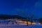 evening skiing in ski center Donovaly, Low Tatras, Slovakia
