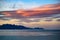 Evening sky in Antarctica