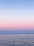 Evening sky natural colorful gradient over the sea