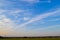 Evening sky. Sunset. Sky with clouds. Beautiful background Dusk sky cloud on sundown.