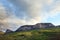 Evening spring mountains landscape (Crimea)