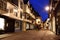 Evening street in York