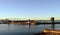 Evening sun on Aberdeen Harbour, Scotland, from the south