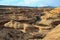 Evening Sun on the Layered Landscape of Anderson Canyon near Sipapu Bridge, Natural Bridges National Monument, Utah, USA