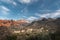 Evening sun on the village of Feliceto in Corsica