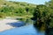 Evening Sunlight over the River Wharfe, Conistone, Wharfedale, Yorkshire Dales, England, UK