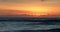 Evening sunset ocean surf and waves California 4K