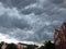 Evening Thunderstorm Clouds in Spring