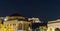 Evening view of the Acropolis monument from Monastiraki Square,