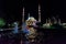 Evening view Akhmad Kadyrov Mosque, Grozny, Russia