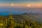 Evening view of the Appalachian Mountains from Clingman\'s Dome i