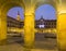 Evening view of Berria Square (New Square)