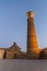 Evening view of Kalan minaret in Bukhara, Uzbekist