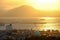 Evening view from Lake Onuma National Park