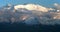 Evening view of Lenin Peak from Alay range