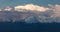 Evening view of Lenin Peak from Alay range