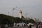 Evening view - Lighthouse - Promenade Beach - Pondicherry holiday - India tourist destination - beach vacation