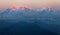 Evening view of mount Annapurna