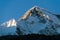 Evening view of mount Cho oyu from Gokyo Ri