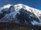 Evening view of mount Salkantay or Salcantay in Peru