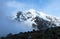 Evening view of mount Salkantay or Salcantay in Peru