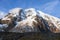 Evening view of mount Salkantay or Salcantay in Peru